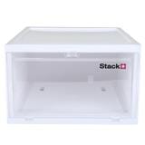 SHOE BOX STACKO 28X35X17CM WHITE
