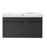 SORENTO COUNTER WASHBASIN SRTBF11821-2 IN 1 BLACK