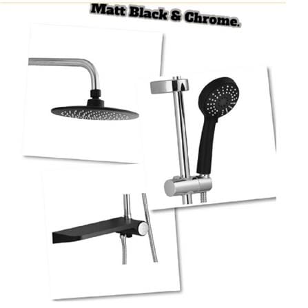 FILTON RAIN SHOWER SPF-818-3 STAINLESS STEEL CHROME H120XW30XD46 CM