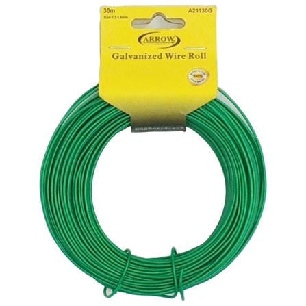 ARROW GREEN PVC COATED TWIST&TIE OTHER DECORATIVE (2.5MMX30M)