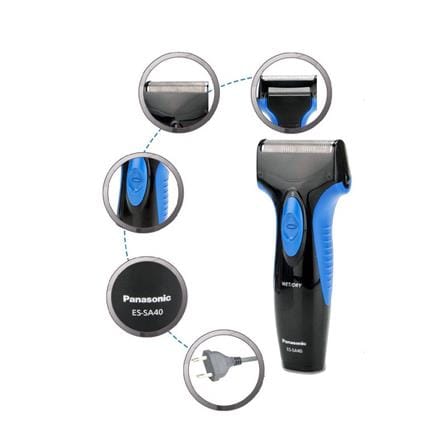 PANASONIC SHAVER ES-SA40-K453 MEN WET & DRY 1BLADE RUNTIME 21MINUTES
