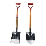 SHARP SHOVEL WITH WOODEN HANDLE RUSA W20.7xD7.3xH90.7CM