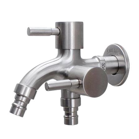 TRUFLO WALL TAP 2 WAYS BT-L02W1S-1TPCRM SS304 H11XW14XD6 CM