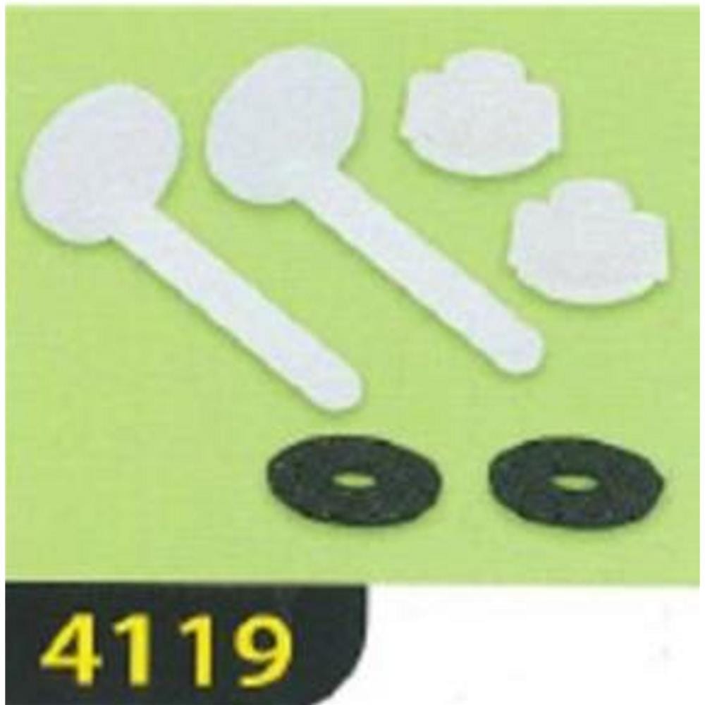 WATERTEC TOILET SEAT HINGE SET SQUARE FMS-TH0020-1