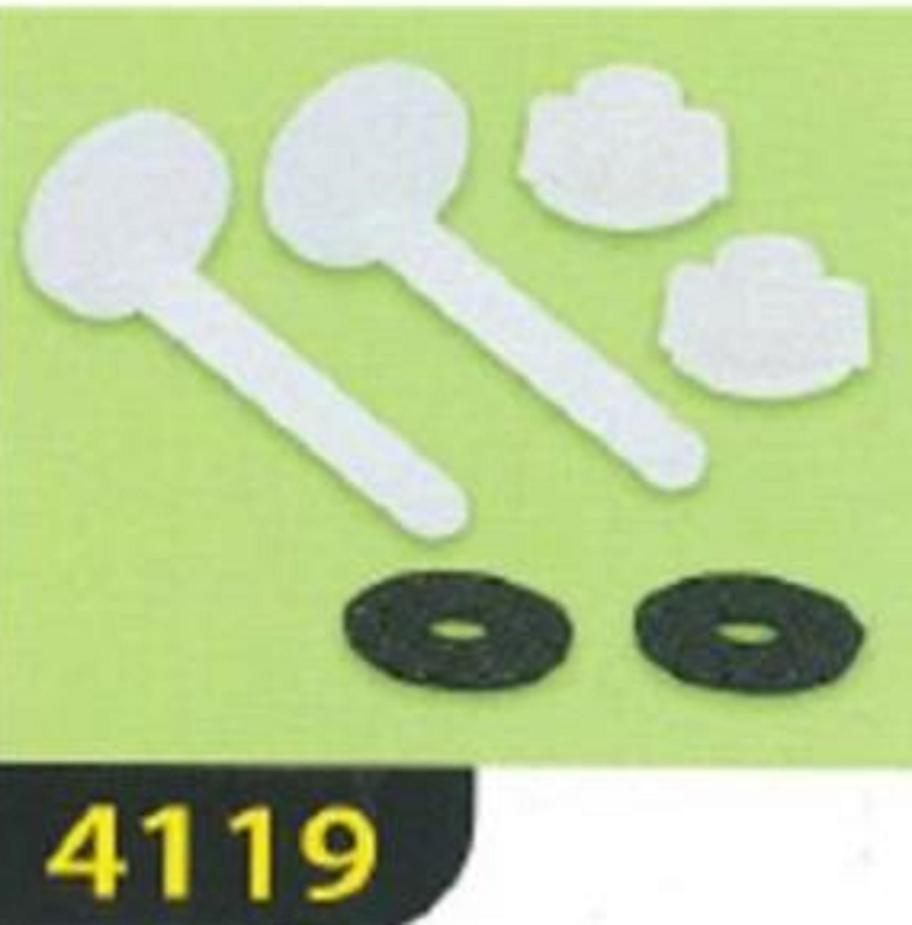 WATERTEC TOILET SEAT HINGE SET SQUARE FMS-TH0020-1