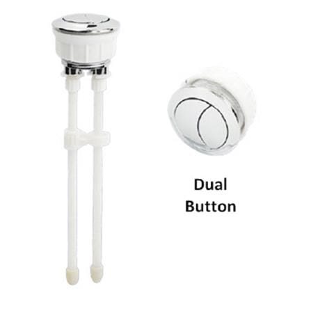 WATERTEC TOILET HANDLE DUAL FLUSH 38MM FMS-FV0040 (H20XW4.30 CM)