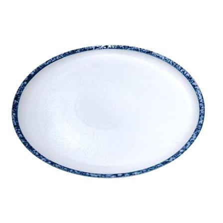 FLAT PLATE PORCELA 10" (G.BLUE) B1058F