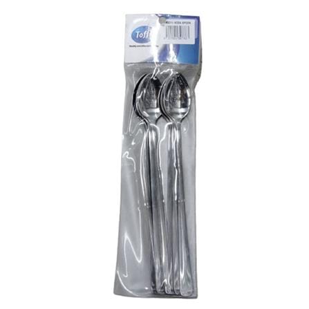 STAINLESS STEEL SODA SPOON 6PCS 21.5CM F0011