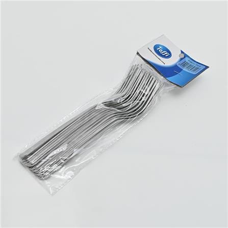 TOFFI DESSERT  FORK 12PCS S/S F0611