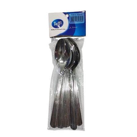 TOFFI DESSERT SPOON 12PCS S/S F0613