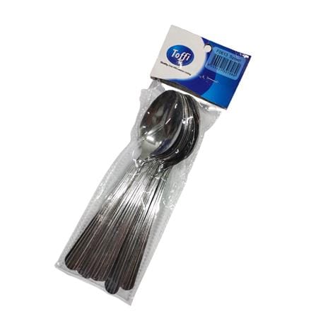 TOFFI DESSERT SPOON 12PCS S/S F0613