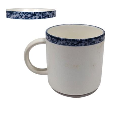 MUG PORCELAIN 12OZ (G.BLUE) B730