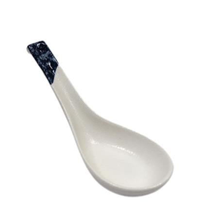 SOUP SPOON PORCELAIN (G.BLUE) B580