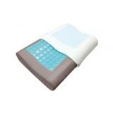 JEAN PERRY HEALTHY PILLOW BAMBOO CHARCOAL GEL CONTOUR MEMORY 60X40 WHITE