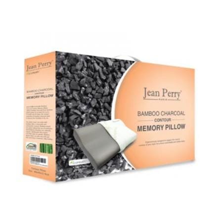 JEAN PERRY HEALTHY PILLOW BAMBOO CHARCOAL CONTOUR MEMORY 60X40 WHITE