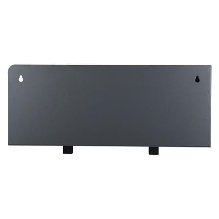 WALL SHELF WITH 2 HOOKS STACKO 40X10X16CM GREY
