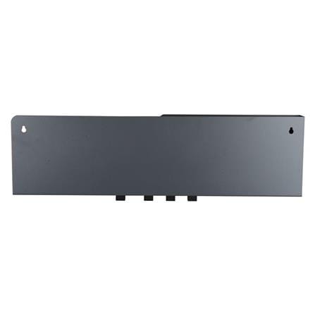 WALL SHELF WITH 4 HOOKS STACKO 60X10X16CM GREY