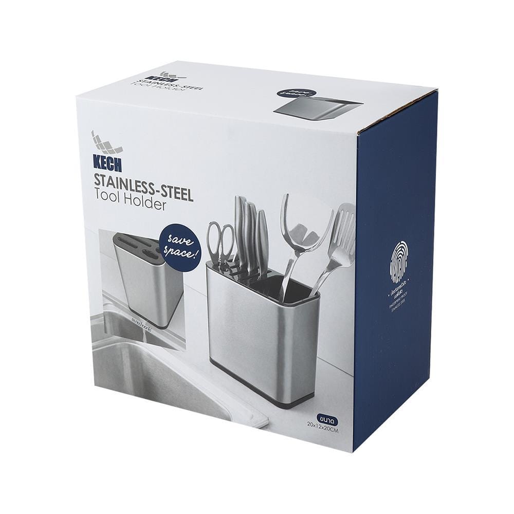 CUTLERY HOLDER KECH STAINLESS STEEL