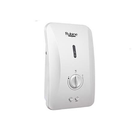 RUBINE SHOWER HEATER NON PUMP WITH HAND SHOWER FS390N MAW MULTI ANGLE MODERN WHITE