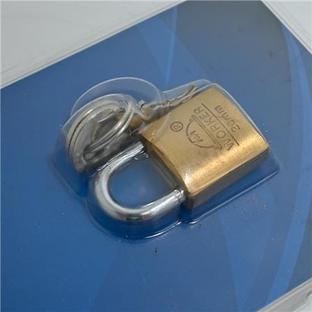 STRONG SOLID BRASS PADLOCK 20MM 1 EACH BRASS