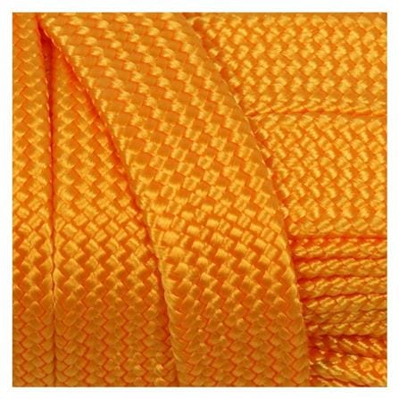 FLAT BRAIDED NYLON ROPE ELEGANCE 15MMX10M ORANGE