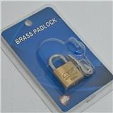 STRONG SOLID BRASS PADLOCK 25MM 1 EACH BRASS
