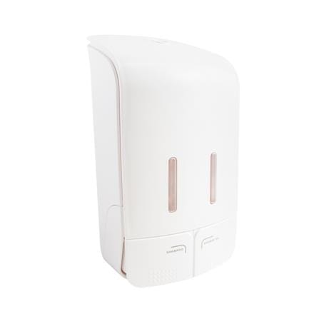 MOYA WALL-MOUNTED DOUBLE SOAP DISPENSER MOYA MS 054 WHITE
