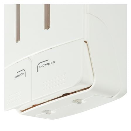 MOYA WALL-MOUNTED DOUBLE SOAP DISPENSER MOYA MS 054 WHITE