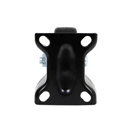 FIXED PLATE CASTER WHEEL FITT 623100 4" BLACK