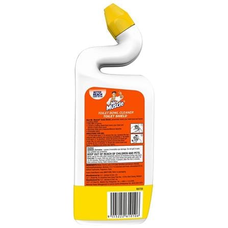 MR MUSCLE TOILET BOWL CLEANER TWIN PACK 500ML TOILET SHIELD