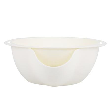 KECH DOUBLE LAYER DRAIN BASKET WHITE