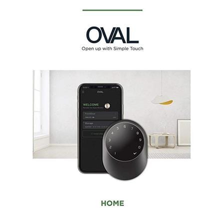 OVAL HOME SMART DIGITAL LOCK IG720 BLACK