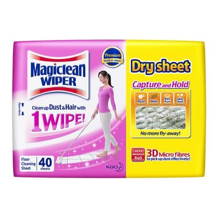 MAGICLEAN FLOOR WIPER DRY SHEET 40 PCS