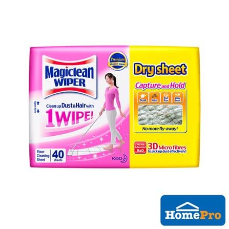 MAGICLEAN FLOOR WIPER DRY SHEET 40 PCS