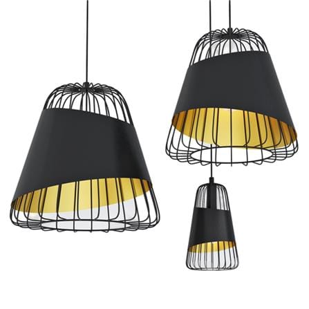 EGLO CHANDELIER EGLO 49509 AUSTELL 430 ST/BK