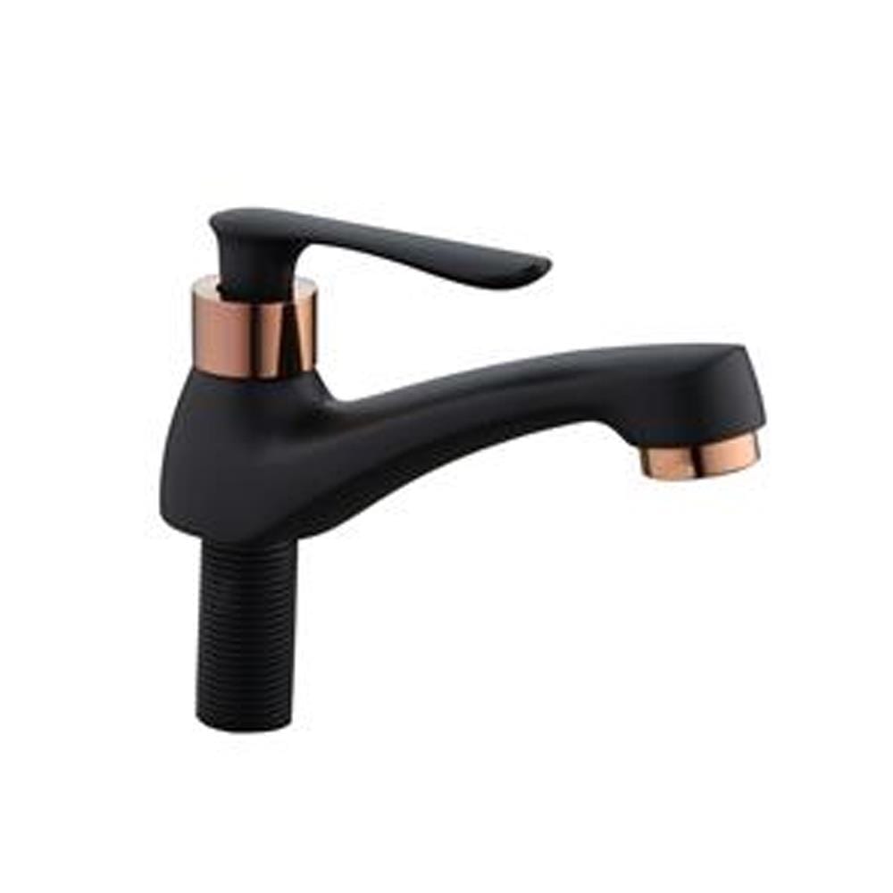 CABANA BASIN FAUCET CB2830-BL BLACK AND ROSE GOLD H8XW5XD12 CM