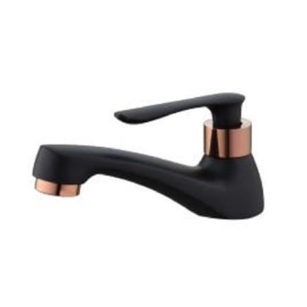 CABANA BASIN FAUCET CB2830-BL BLACK AND ROSE GOLD H8XW5XD12 CM