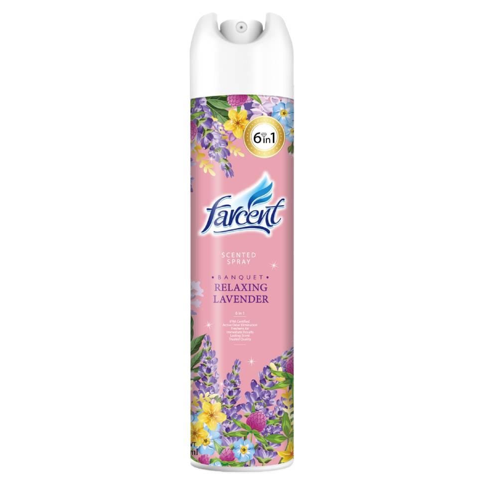 FARCENT SCENTED SPRAY 320ML RELAXING LAVENDER