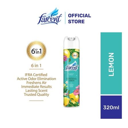 FARCENT SCENTED SPRAY 320ML REFRESHING LEMON