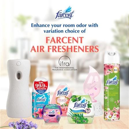 FARCENT SCENTED SPRAY 320ML PASSIONATE ROSE