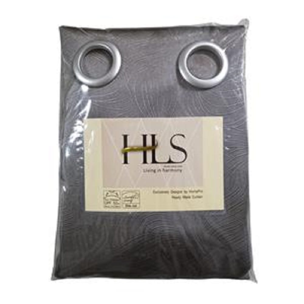HLS HARMONY EYELET CURTAIN 130X280 BROWN