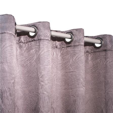 HLS HARMONY EYELET CURTAIN 130X280 BROWN