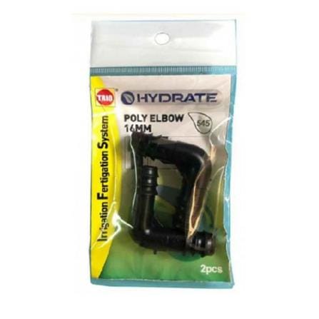 TRIO HYDRATE POLY STRAIGHT COUPLER  2PCS
