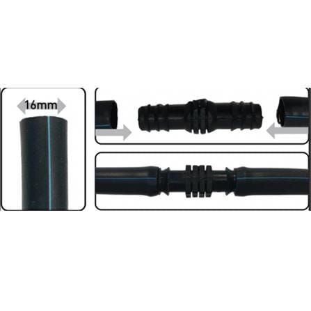 TRIO HYDRATE POLY STRAIGHT COUPLER  2PCS