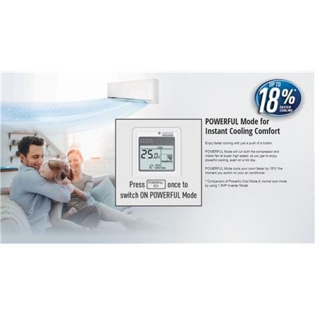 PANASONIC AIR CONDITIONER STANDARD CS-PN9WKH-1 1HP
