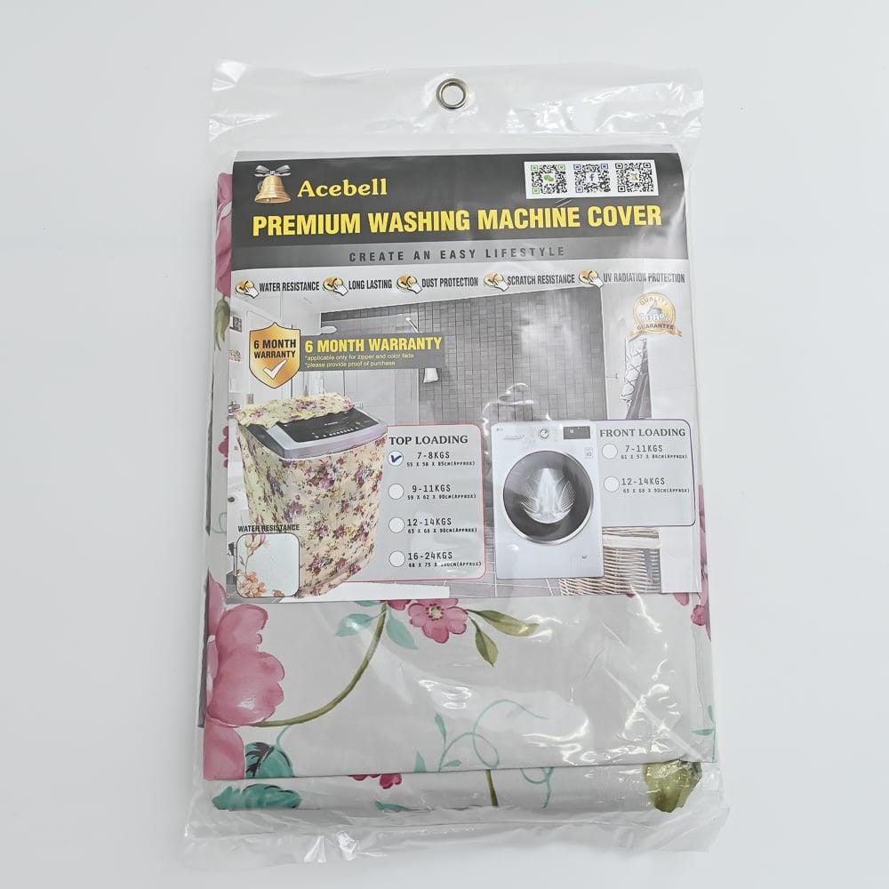 ACEBELL PREMIUM TOP LOAD WASHING MACHINE COVER 7-8KG