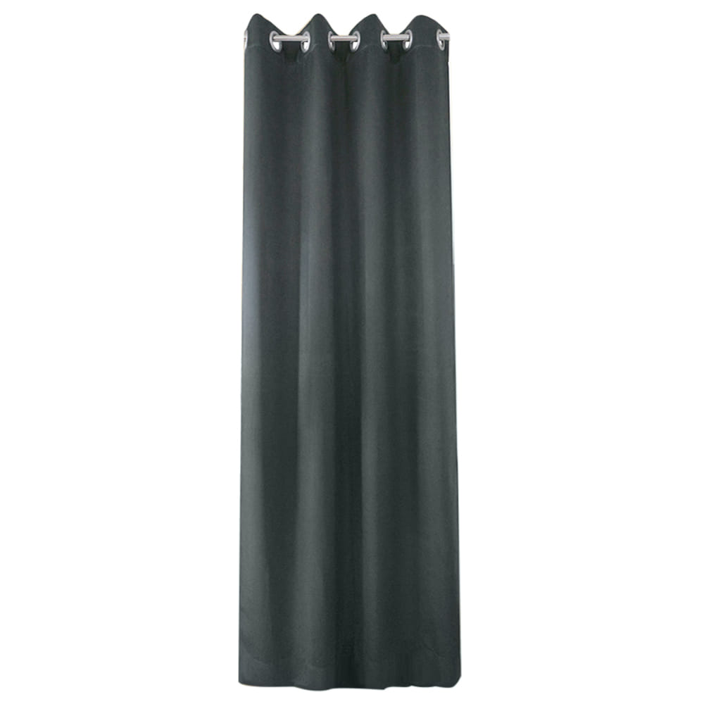 HLS CURTAIN EYELET LIANA UV 130X280 GRAY
