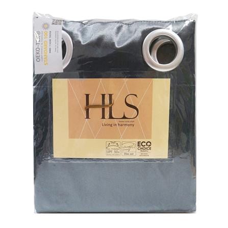HLS CURTAIN EYELET LIANA UV 130X280 GRAY
