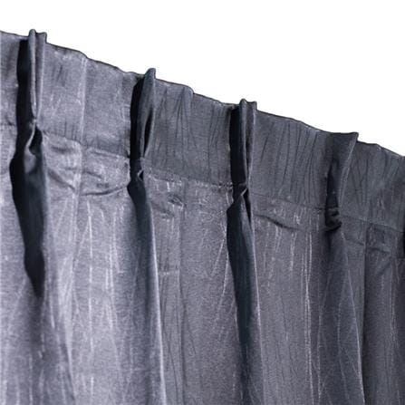 HLS LIANA UV CURTAIN PLEAT 185X310 GREY