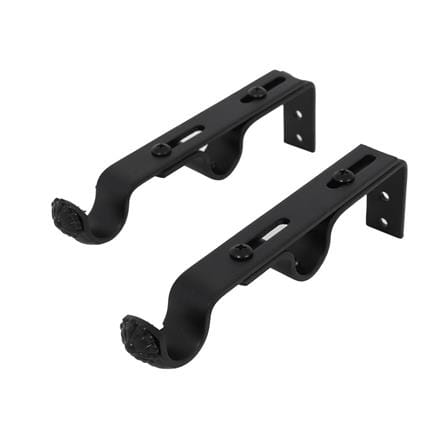 DOUBLE LAYER BRACKET HOME LIVING STYLE WD 19MM BLACK